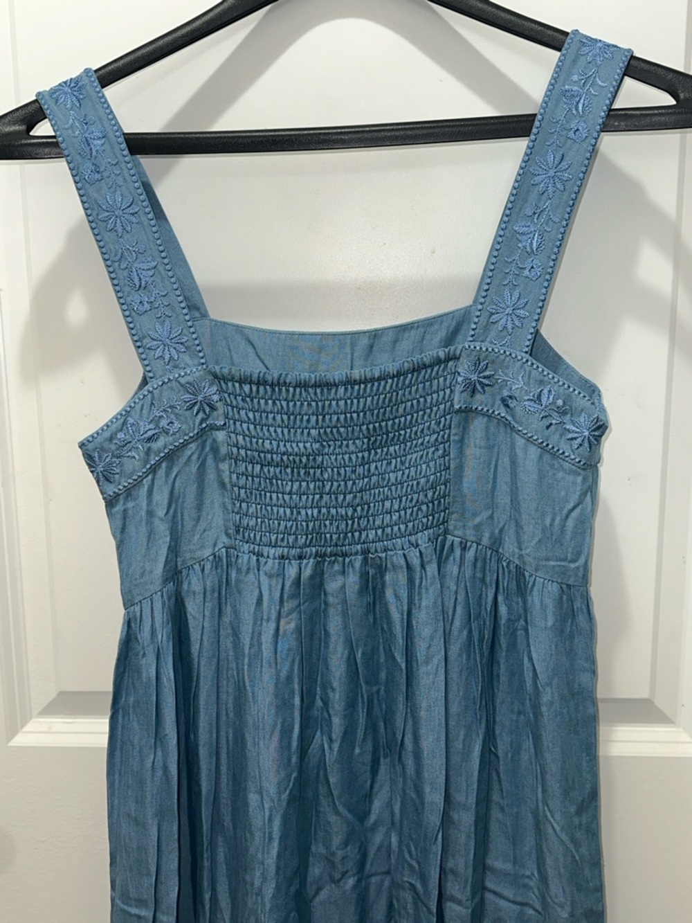 Kate Spade Chambray Tiered Sleeveless Midi Dress Size Small NWT - Picture 5 of 10